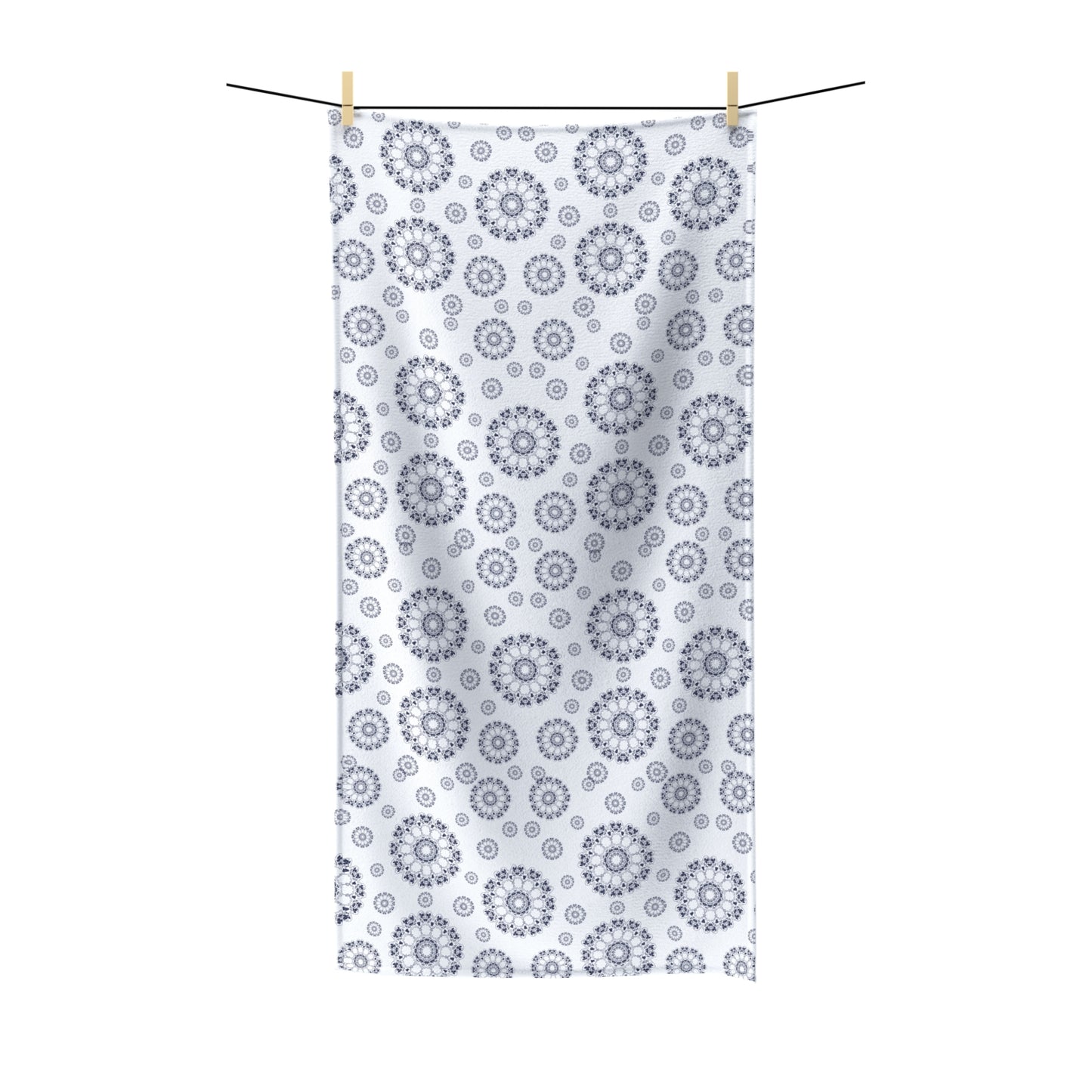 Floral Polycotton Beach Towel, Bohemian Towel, Summer Pool Accessory, Spa Gift, Beach Day Essential, Quick-Dry Towel