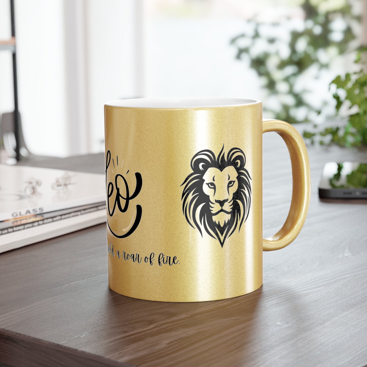 Leo Zodiac Mug – Fierce Lion Design, Astrology Gift for Leos, Bold Horoscope Coffee Cup