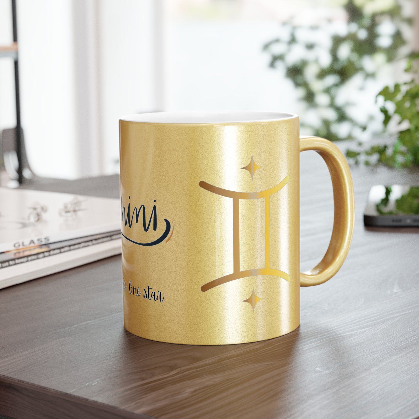 Gemini Zodiac Mug – Two Sides One Star – Astrology Gift for Gemini Women & Men – Celestial Gemini Coffee Cup