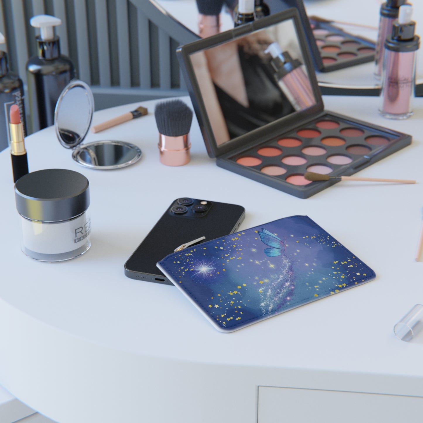 Dreamy Butterfly Mini Clutch Bag - Cosmic Travel Pouch for All Occasions