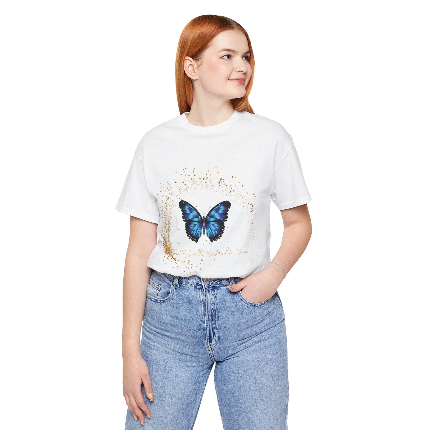 Butterfly Magic Unisex Tee, Inspirational Gift, Casual Wear, Nature Lover Shirt, Summer Outfit, Birthday T-Shirt, Gift for Her
