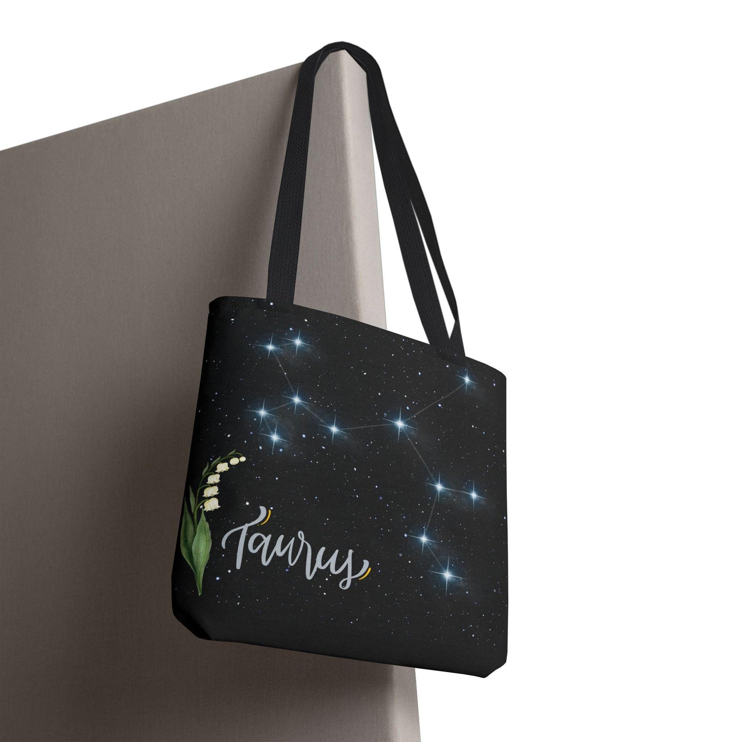 Taurus Zodiac Tote Bag, Astrology Gift, Star Sign Bag, Practical & Stylish Accessory for Daily Use, Birthday Present, Celestial Vibes