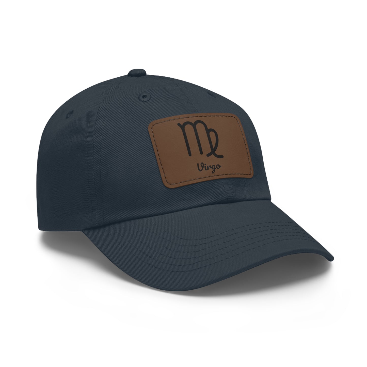 Virgo Zodiac Dad Hat – Leather Patch Astrology Cap | Earth Sign Gift for Men & Women