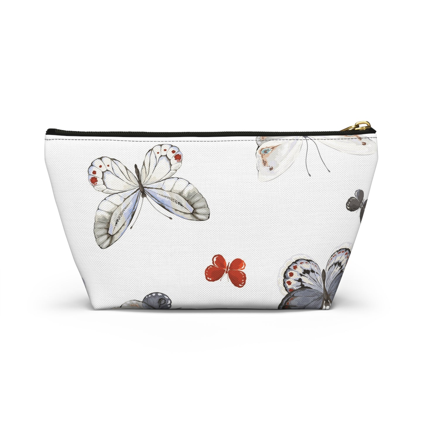 Butterfly Print Accessory Pouch | Stylish Makeup Bag for Travel & Organization