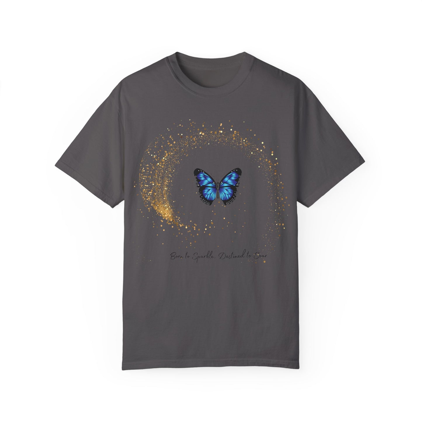 Butterfly Inspired Unisex Garment-Dyed T-Shirt - Embrace the Journey