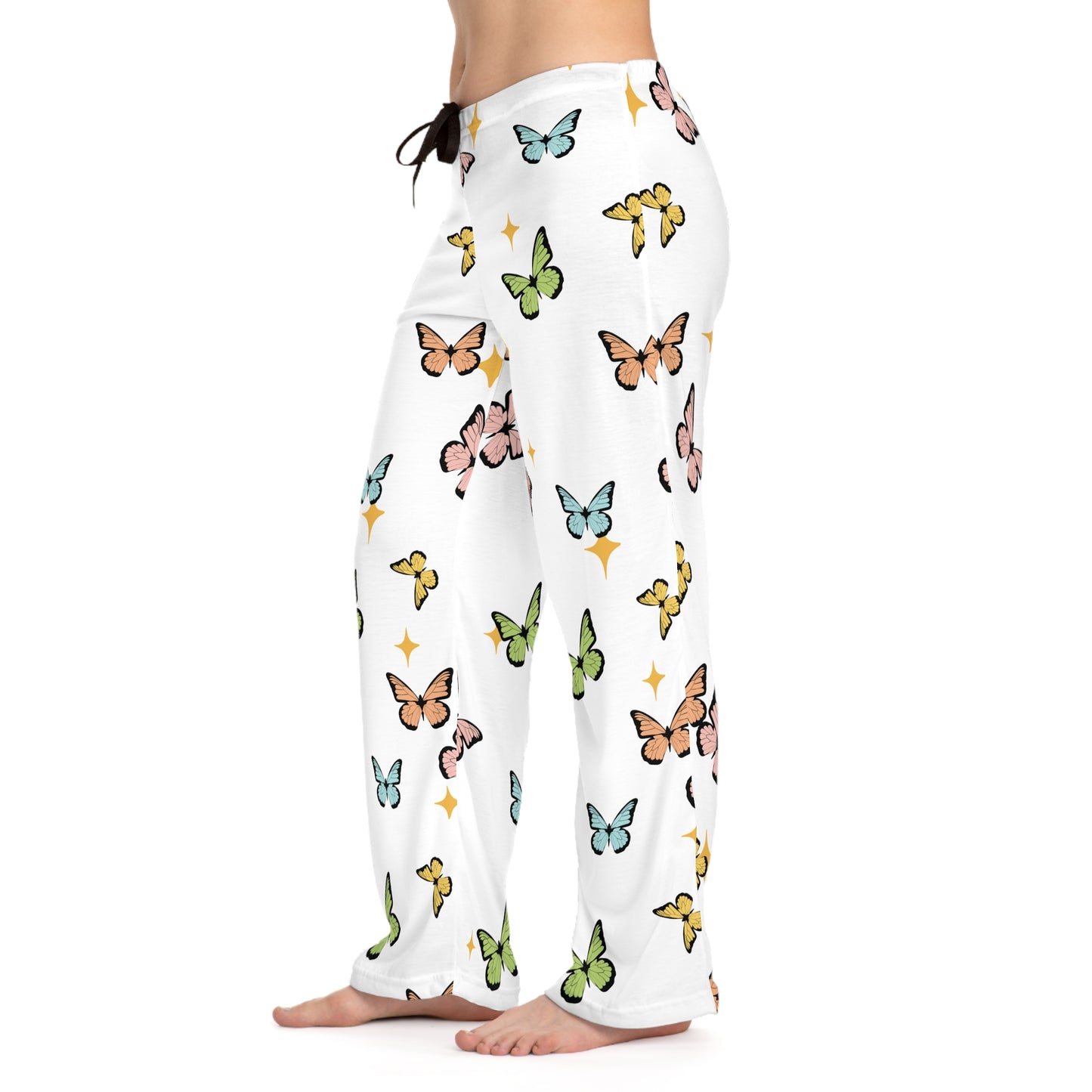 Butterfly Print Women's Pajama Pants - Cozy & Stylish Sleepwear