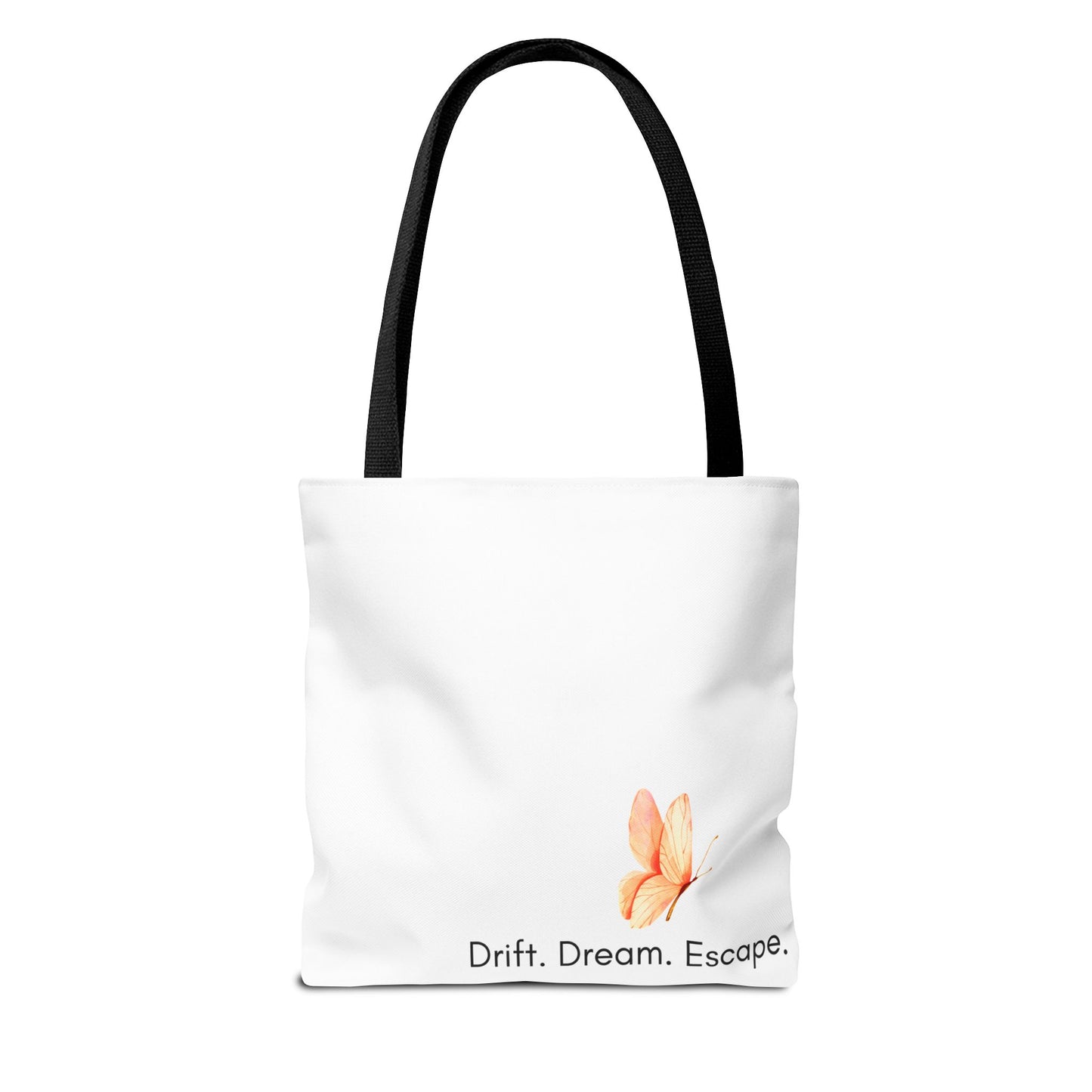 Sunset Escape Tote Bag – Tropical Butterfly Design | “Drift. Dream. Escape.” | Stardust Cove
