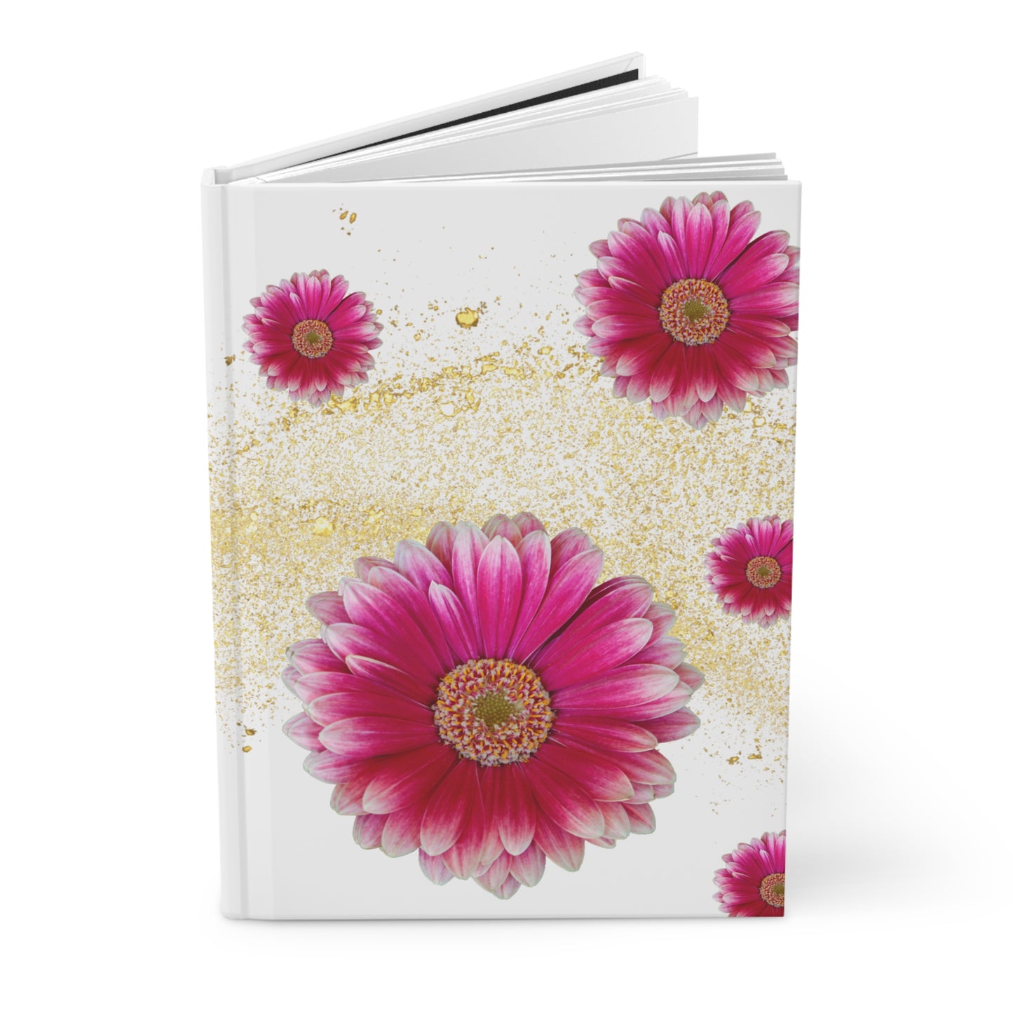 Floral Hardcover Journal, Flower Notebook, Personalized Diary, Cute Gift for Writers, Journaling Gift, Floral Design Journal