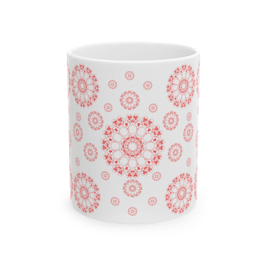 Elegant Floral Ceramic Mug - Perfect Gift for Housewarming, Tea Lovers, Mother's Day, Birthdays, Coffee Enthusiasts