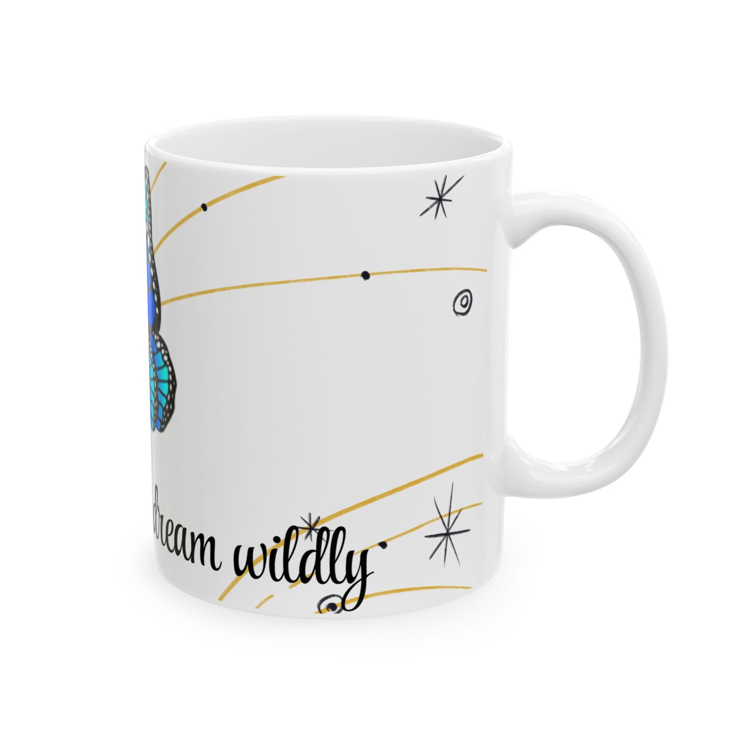 Inspirational Butterfly Ceramic Mug - 11oz & 15oz