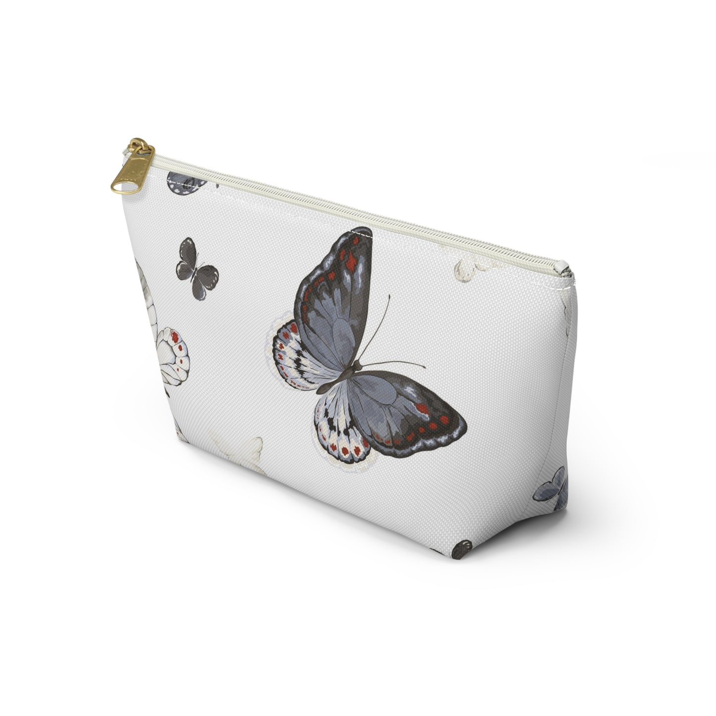 Butterfly Print Accessory Pouch | Stylish Makeup Bag for Travel & Organization