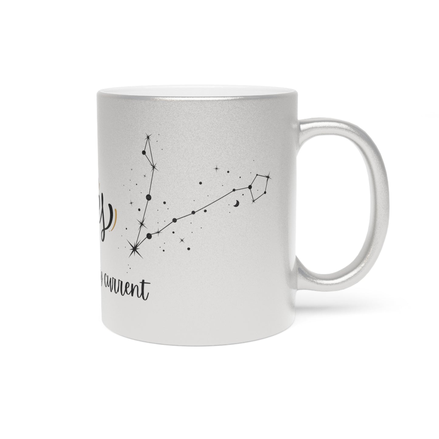 Pisces Metallic Zodiac Mug – Shimmering Astrology Coffee Cup Gift | Pisces Horoscope Sign Drinkware