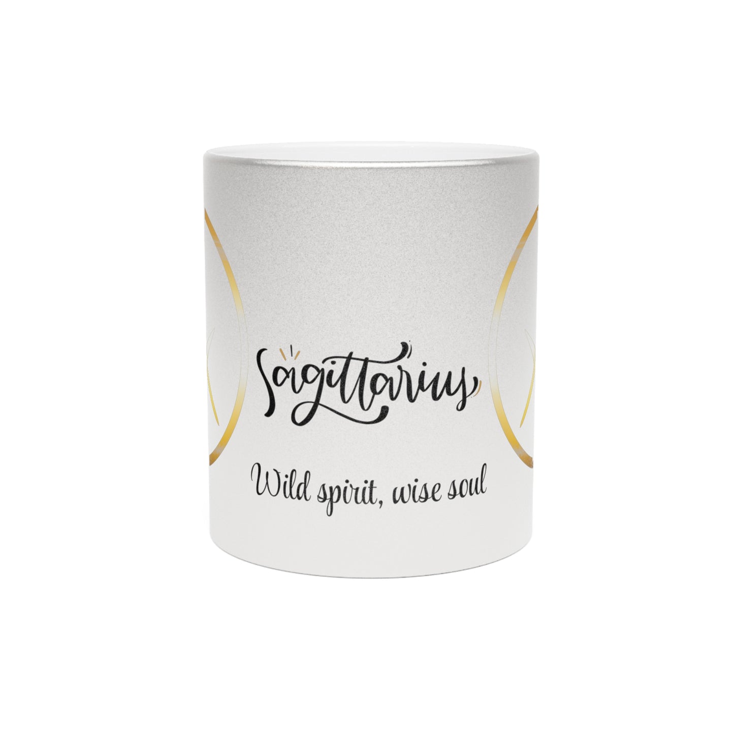 Sagittarius Zodiac Mug – Wild Spirit Wise Soul – Astrology Gift for Sagittarius Women & Men – Horoscope Coffee Cup