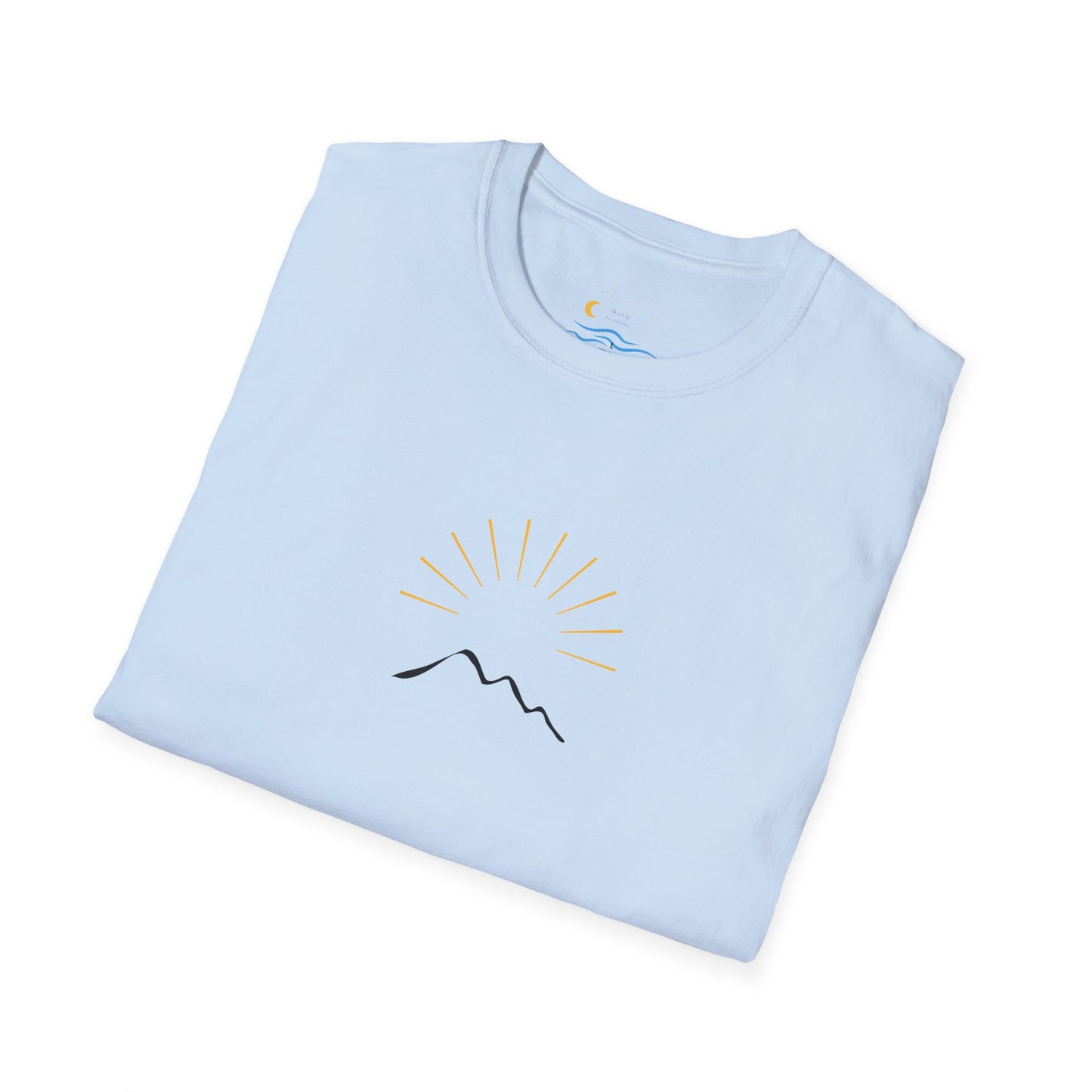 Sunrise Mountain Unisex Softstyle T-Shirt - Perfect for Nature Lovers