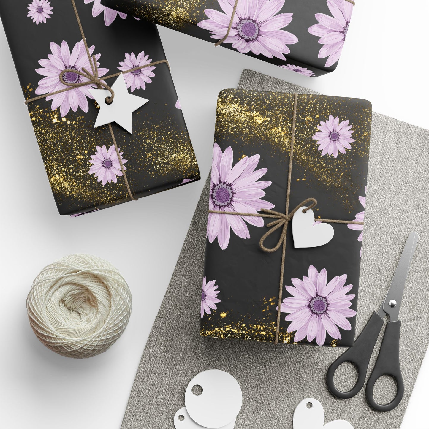 Chic Floral Wrapping Paper, Gift Wrap for Any Occasion, Elegant Party Supplies, Personalized Gifts, Birthday, Wedding Decoration