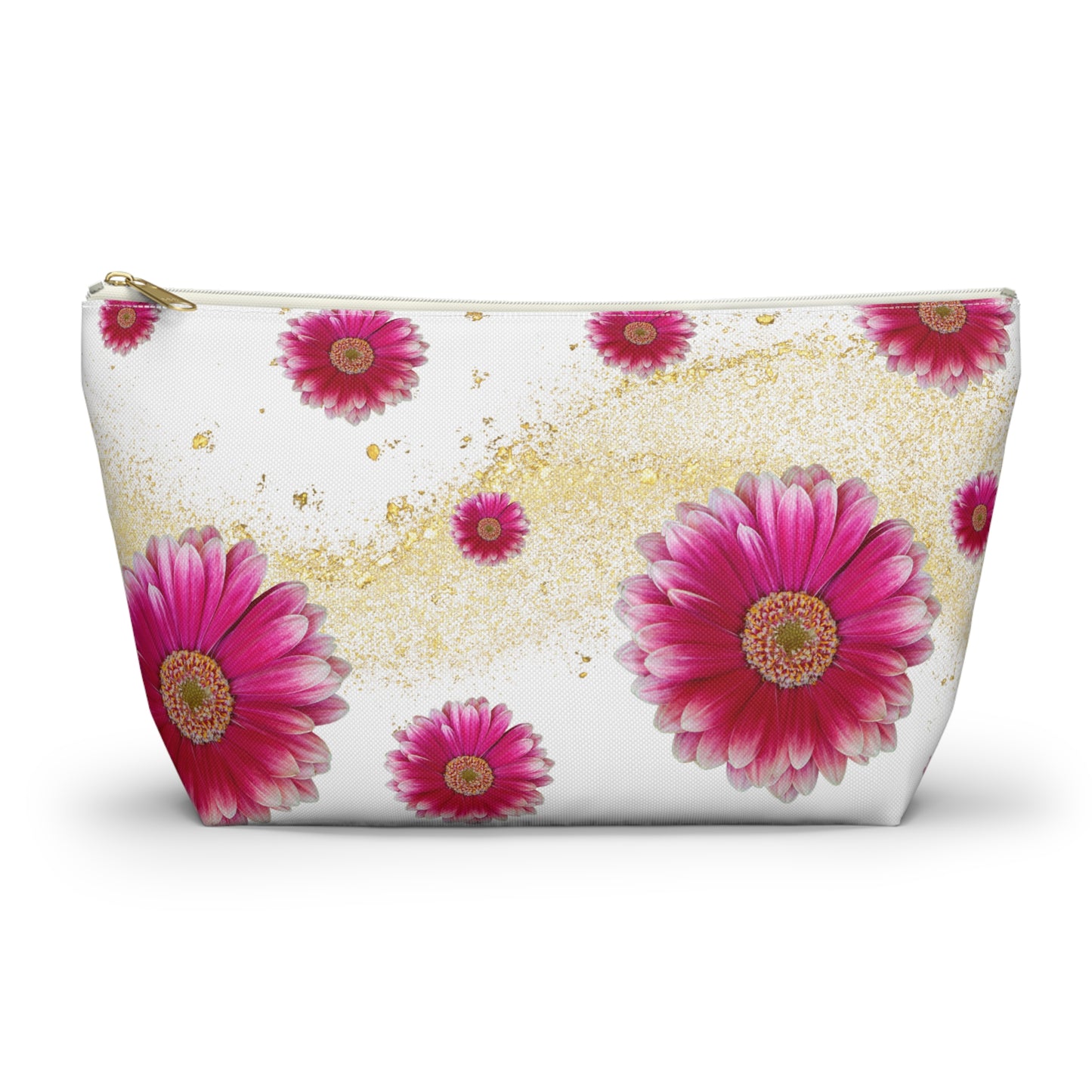 Floral Accessory Pouch, Makeup Organizer, Gift for Her, Travel Bag, Cosmetic Case, Flower Print