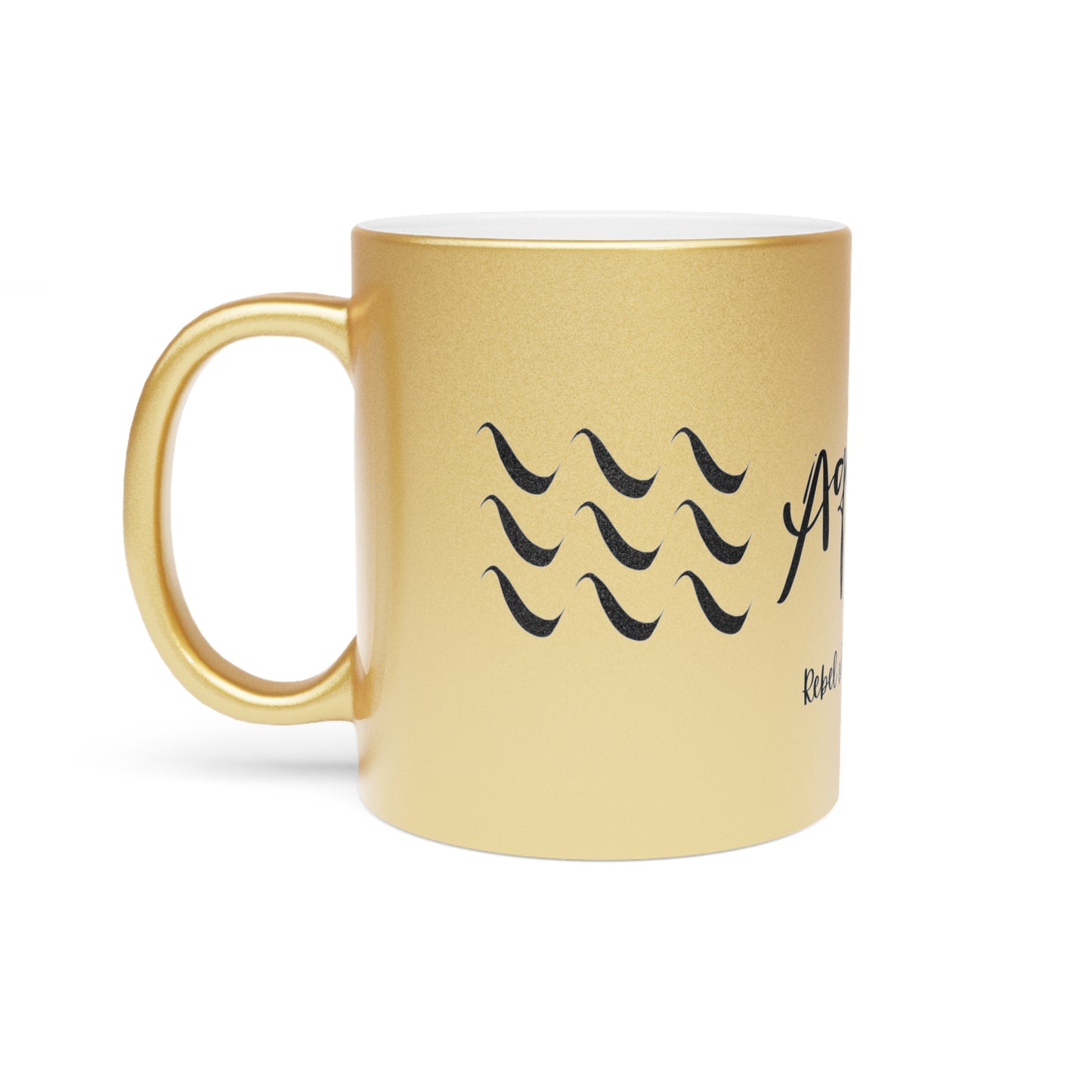 Aquarius Zodiac Mug – “Wild Mind, Brave Heart” Astrology Gift