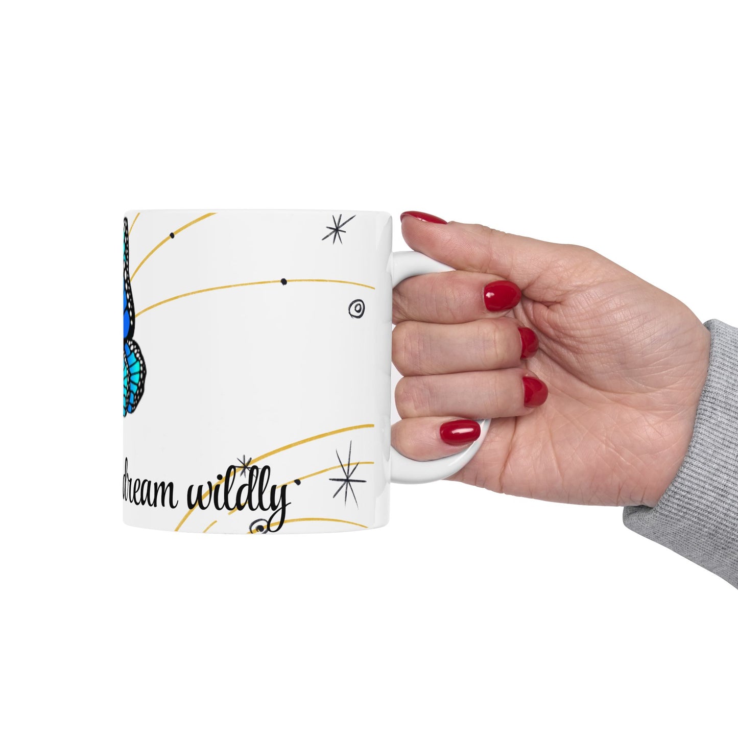 Inspirational Butterfly Ceramic Mug - 11oz & 15oz
