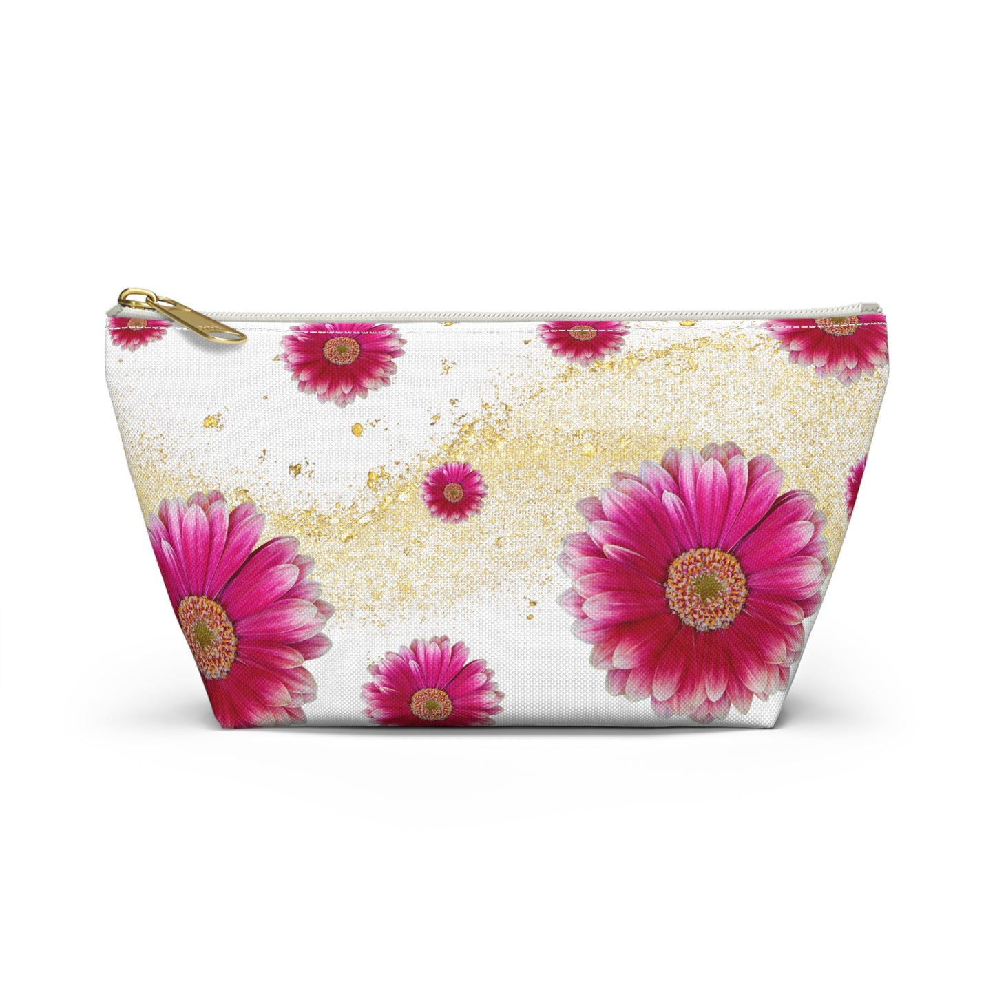 Floral Accessory Pouch, Makeup Organizer, Gift for Her, Travel Bag, Cosmetic Case, Flower Print