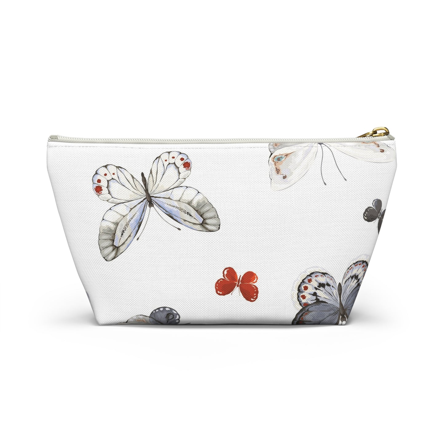 Butterfly Print Accessory Pouch | Stylish Makeup Bag for Travel & Organization
