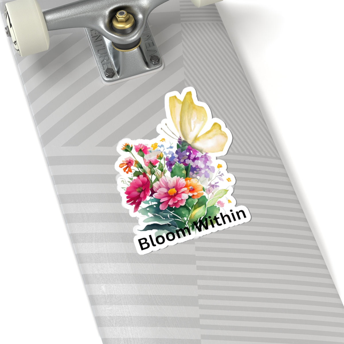 Bloom Within Flower & Butterfly Kiss-Cut Stickers for Inspirational Decor
