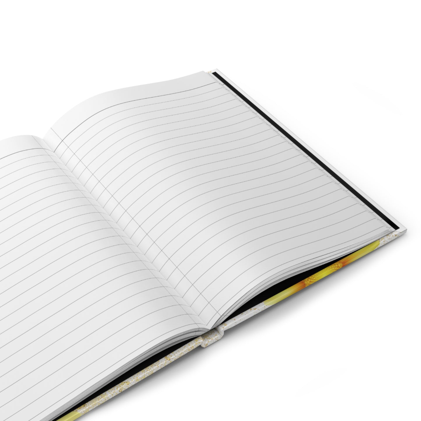 Sunshine Floral Hardcover Journal, Inspirational Notebook, Daisy Design Journal, Spring Gift, Writing Journal