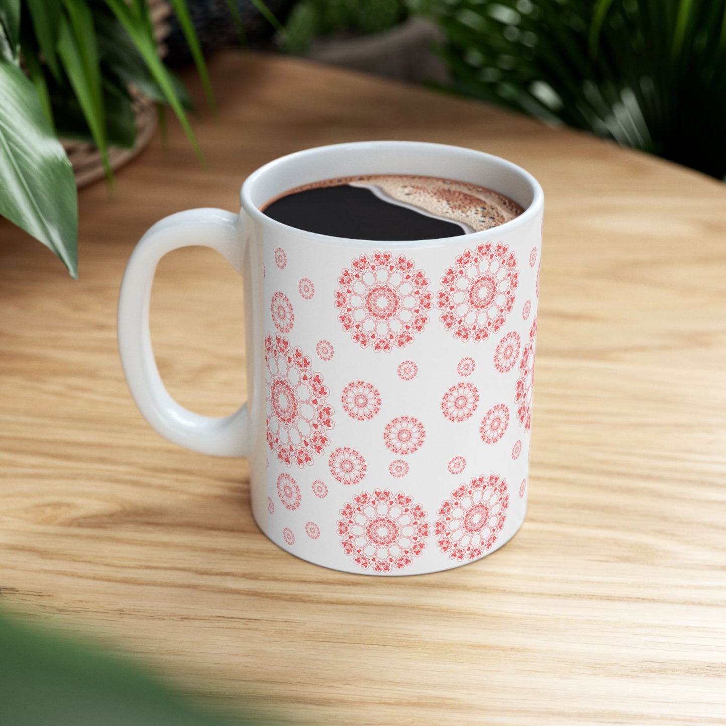 Elegant Floral Ceramic Mug - Perfect Gift for Housewarming, Tea Lovers, Mother's Day, Birthdays, Coffee Enthusiasts