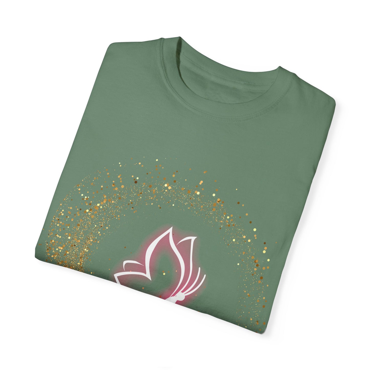 Inspirational Butterfly T-Shirt – Born to Sparkle Destined to Soar – Motivational Mint Tee