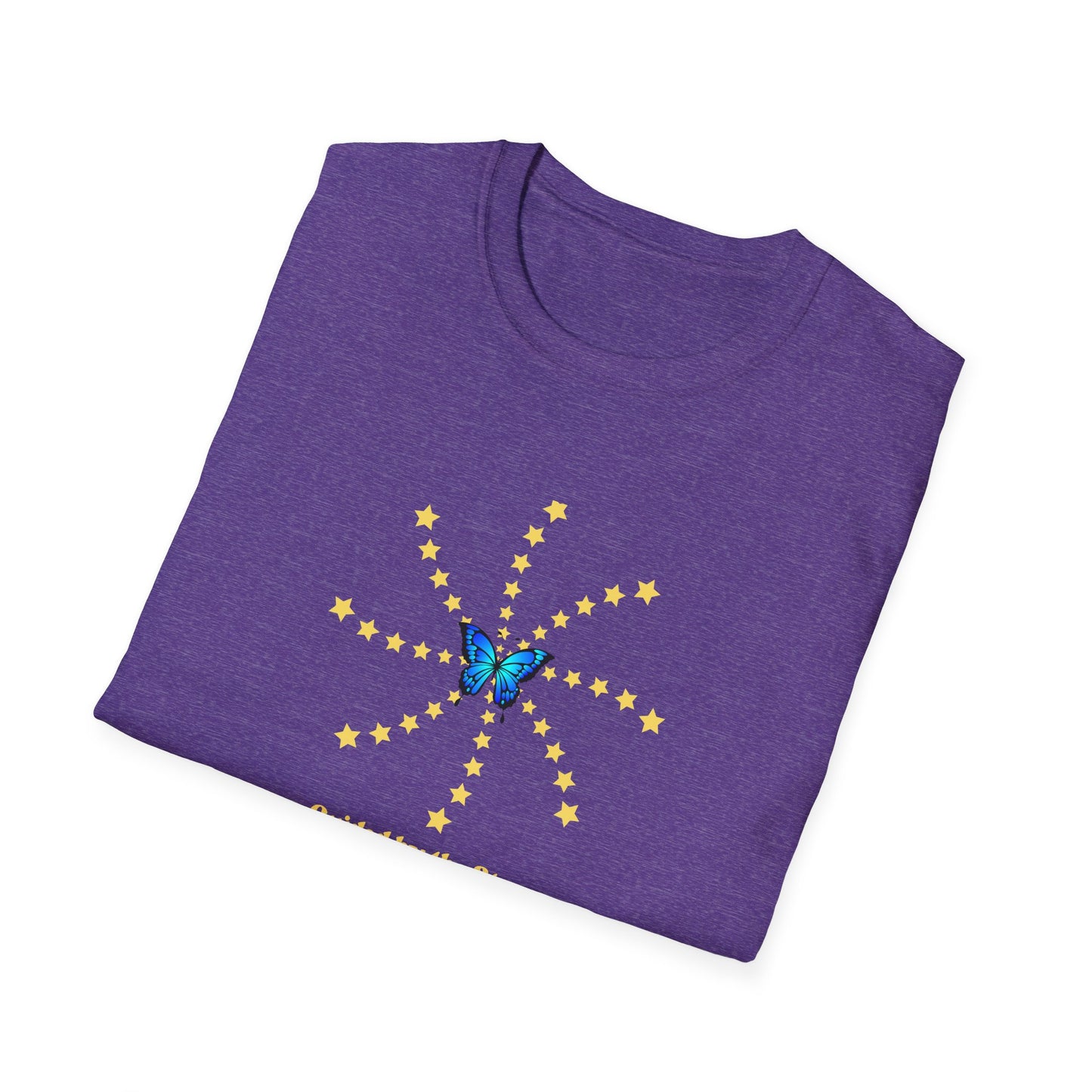 Celestial Butterfly T-Shirt – Guided by the Stars Shirt – Dreamy Star Graphic Tee – Spiritual Boho Shirt – Stardust Cove Aesthetic Gift