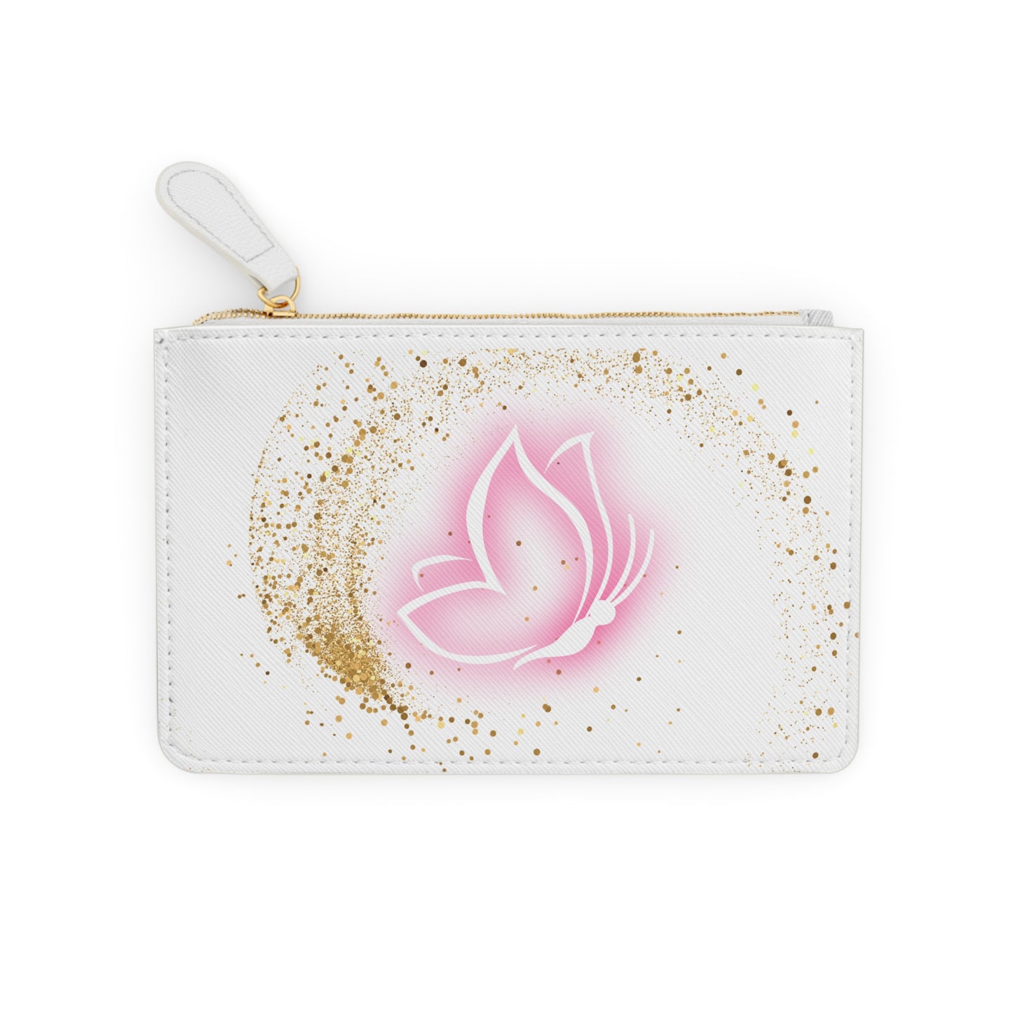 Butterfly Mini Clutch Bag with Gold Sparkle - Elegant Accessory for Everyday Use