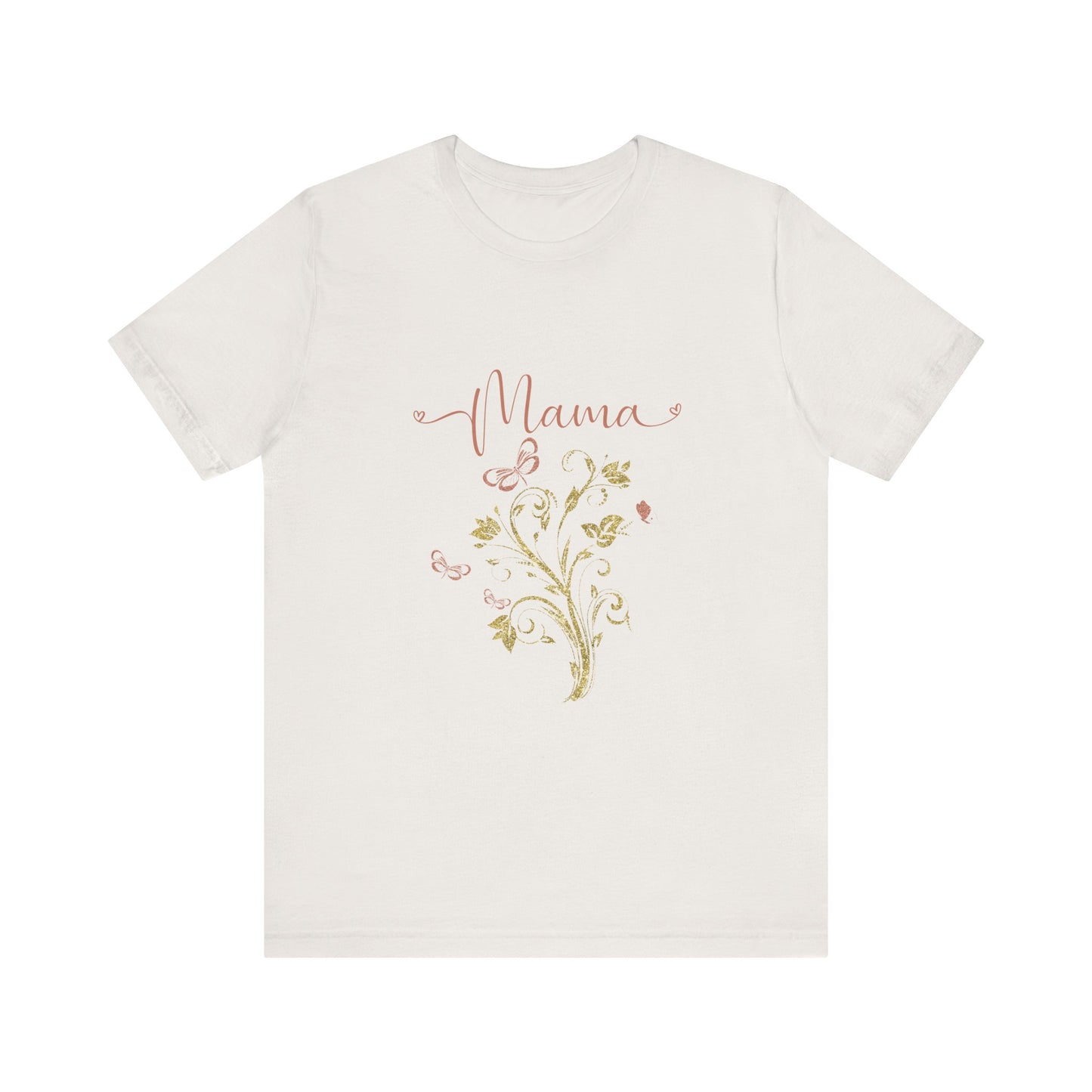 Floral Mama Tee - Soft Unisex Jersey Short Sleeve T-Shirt