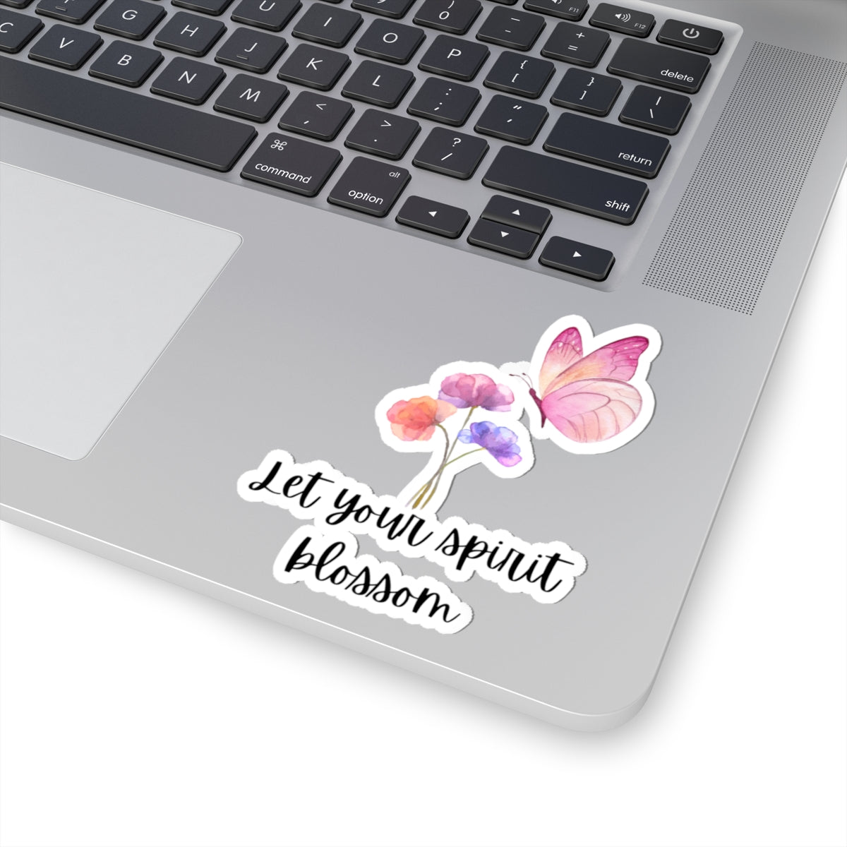 Inspirational Butterfly Kiss-Cut Stickers - Let Your Spirit Blossom