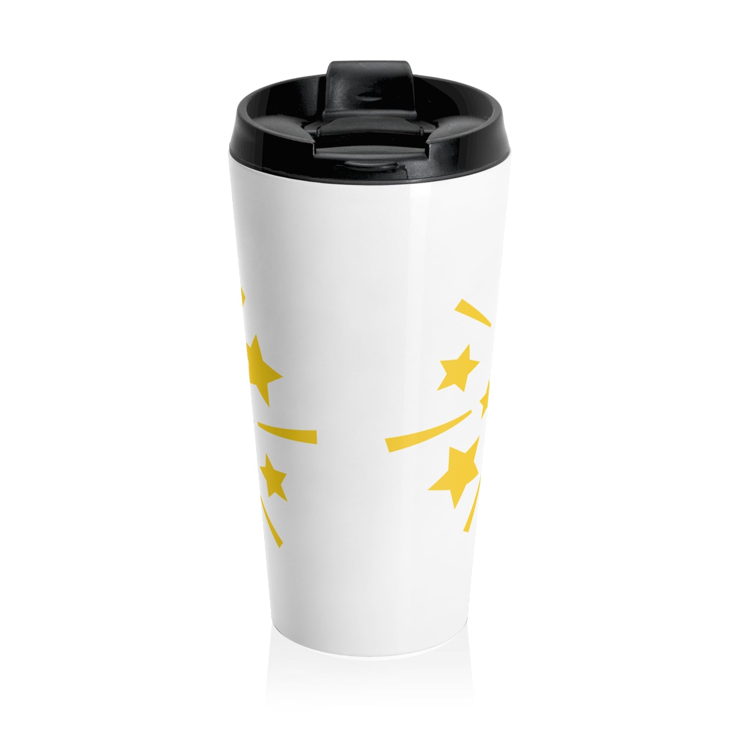 Celestial Bloom Travel Mug – Folk Floral Stainless Steel Tumbler