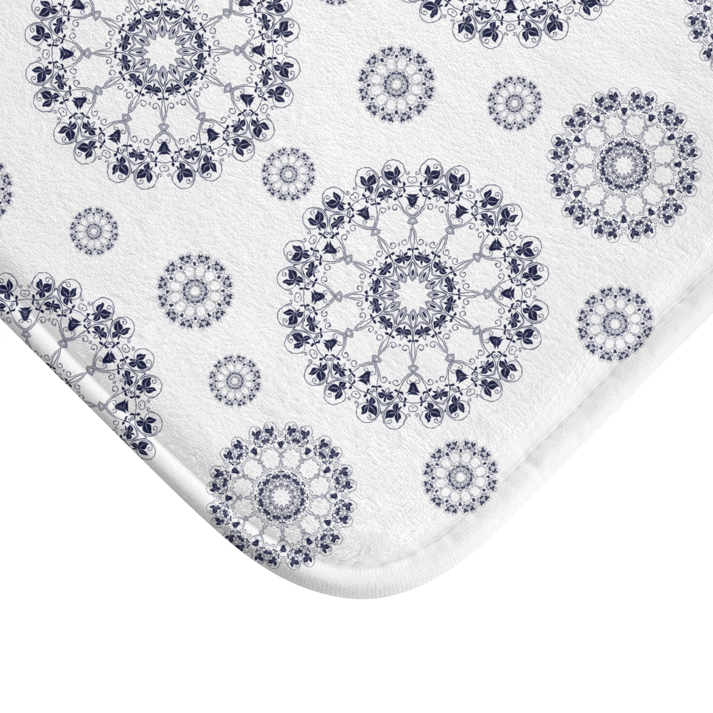 Chic Floral Bath Mat, Spa Decor, Bathroom Essentials, Home Comfort, Gift for Housewarming, Elegant Design