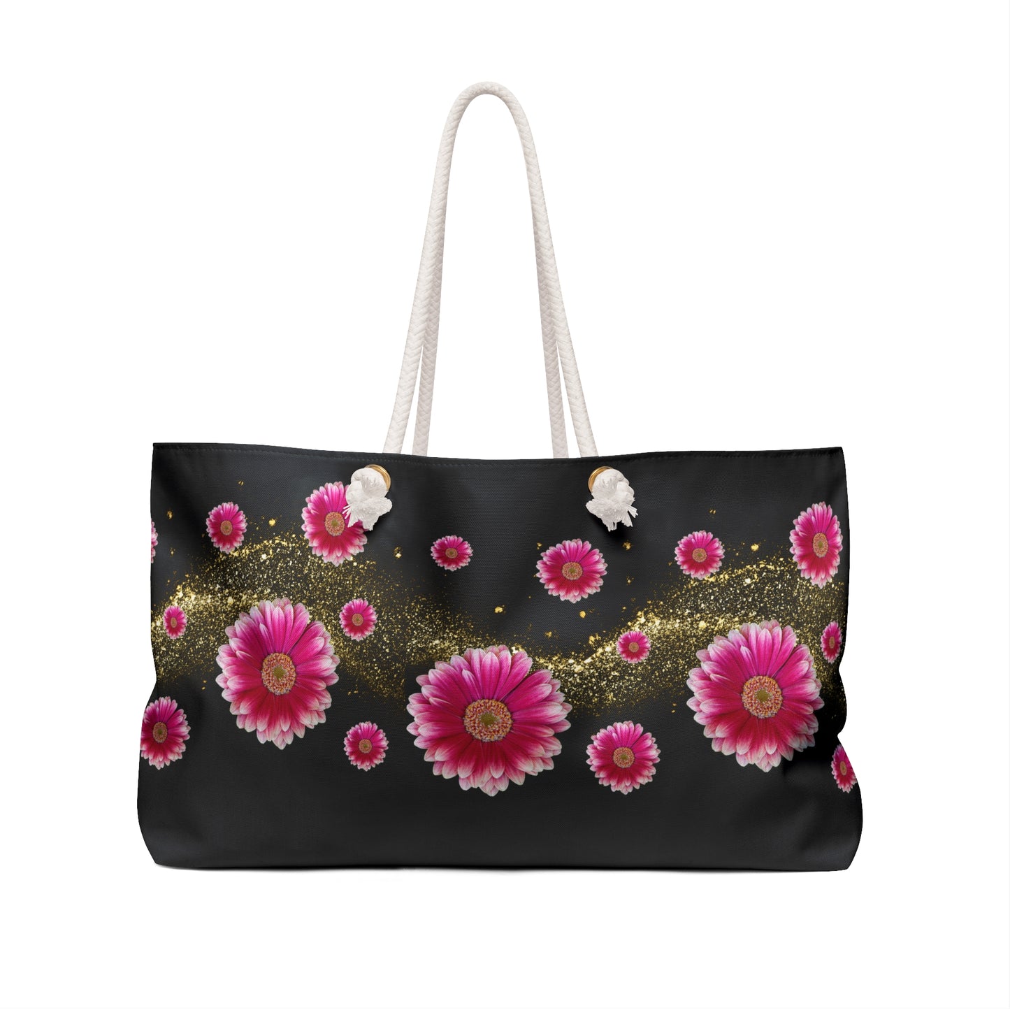 Floral Weekender Bag: Chic Travel Tote, Beach Bag, Gym Bag, Floral Gift, Weekend Getaway Essentials
