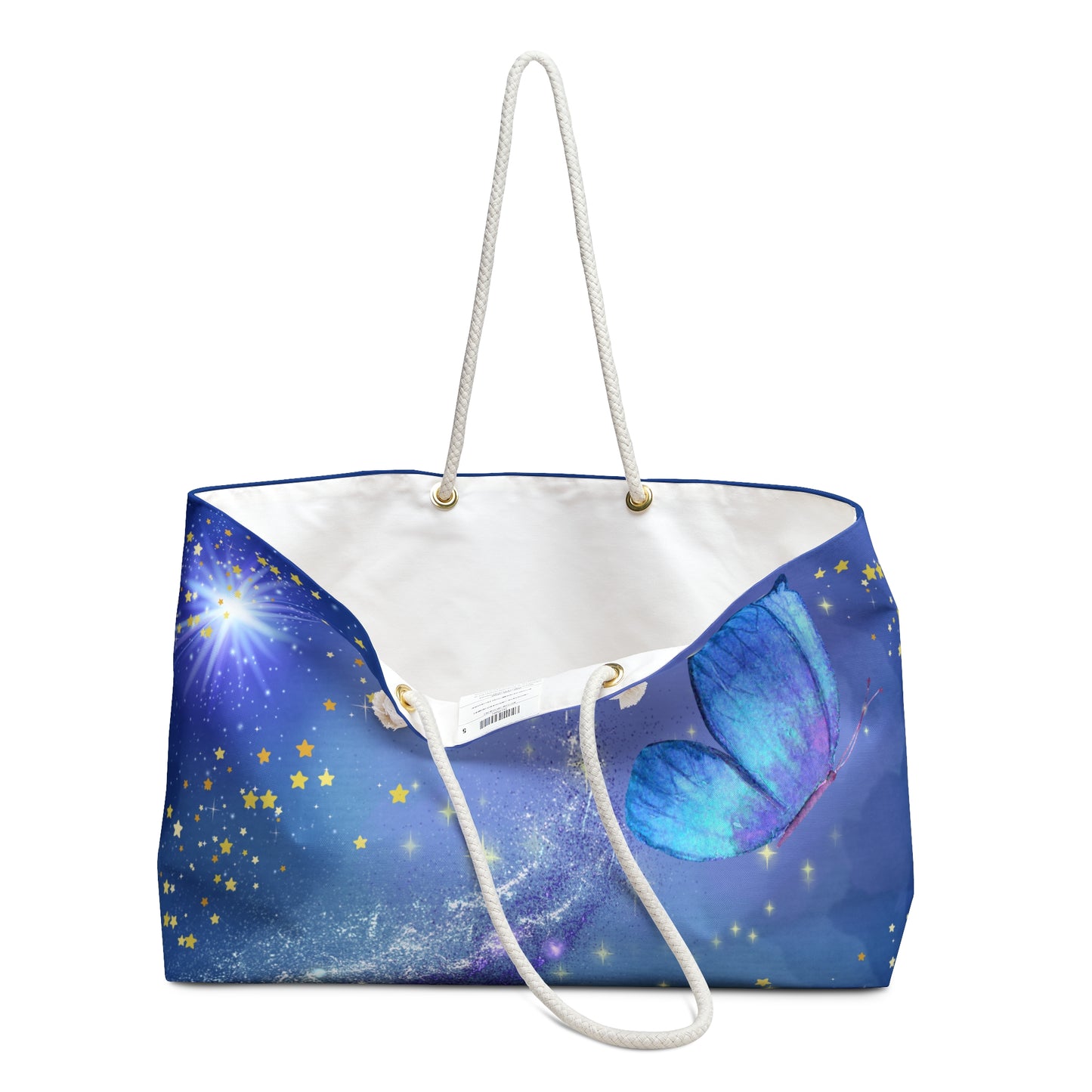 Dreamy Butterfly Weekender Bag - Perfect for Travel & Special Occasions Celestial Butterfly Weekender Bag – Starry Night Travel Tote with Cosmic Galaxy Art