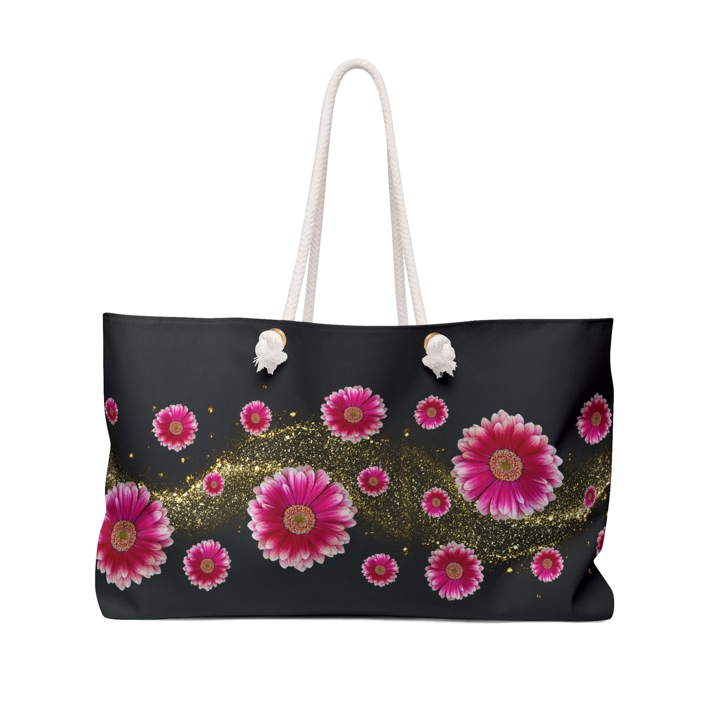 Floral Weekender Bag: Chic Travel Tote, Beach Bag, Gym Bag, Floral Gift, Weekend Getaway Essentials
