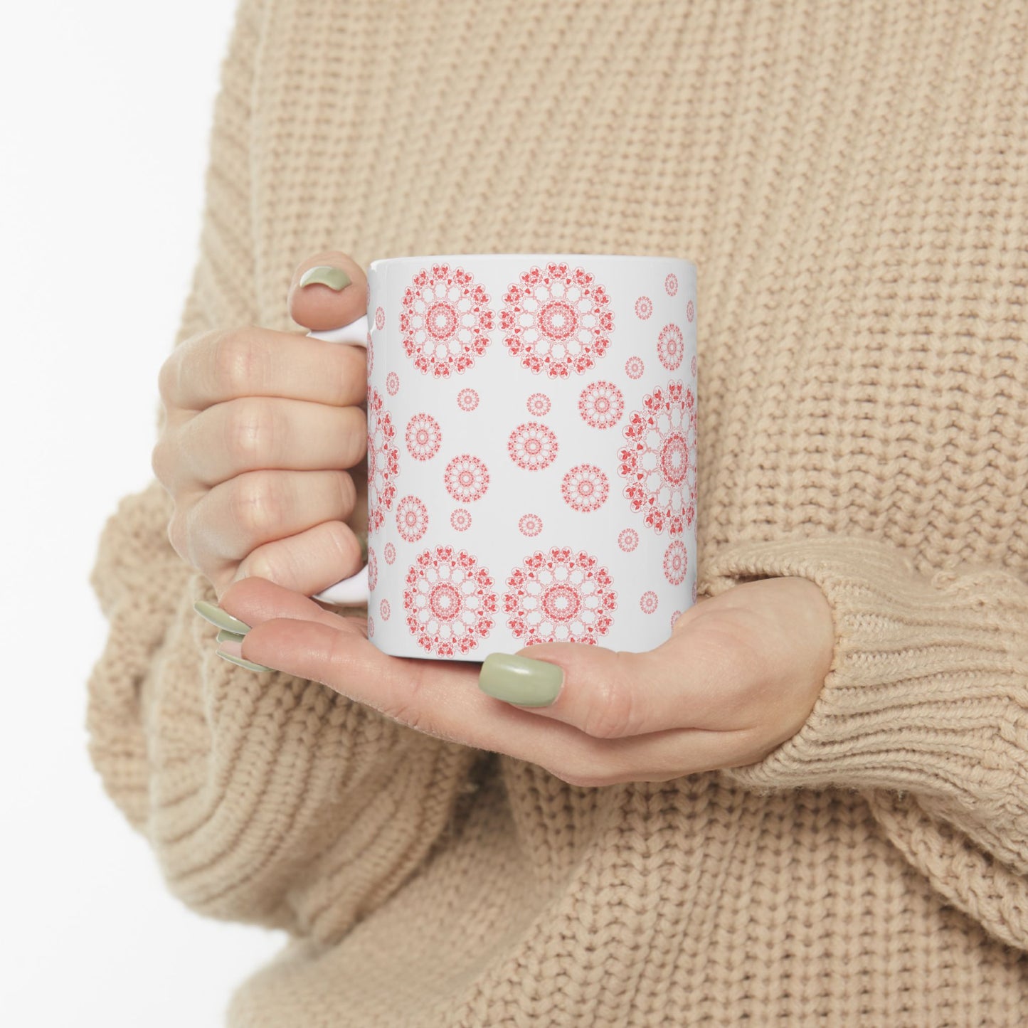 Elegant Floral Ceramic Mug - Perfect Gift for Housewarming, Tea Lovers, Mother's Day, Birthdays, Coffee Enthusiasts