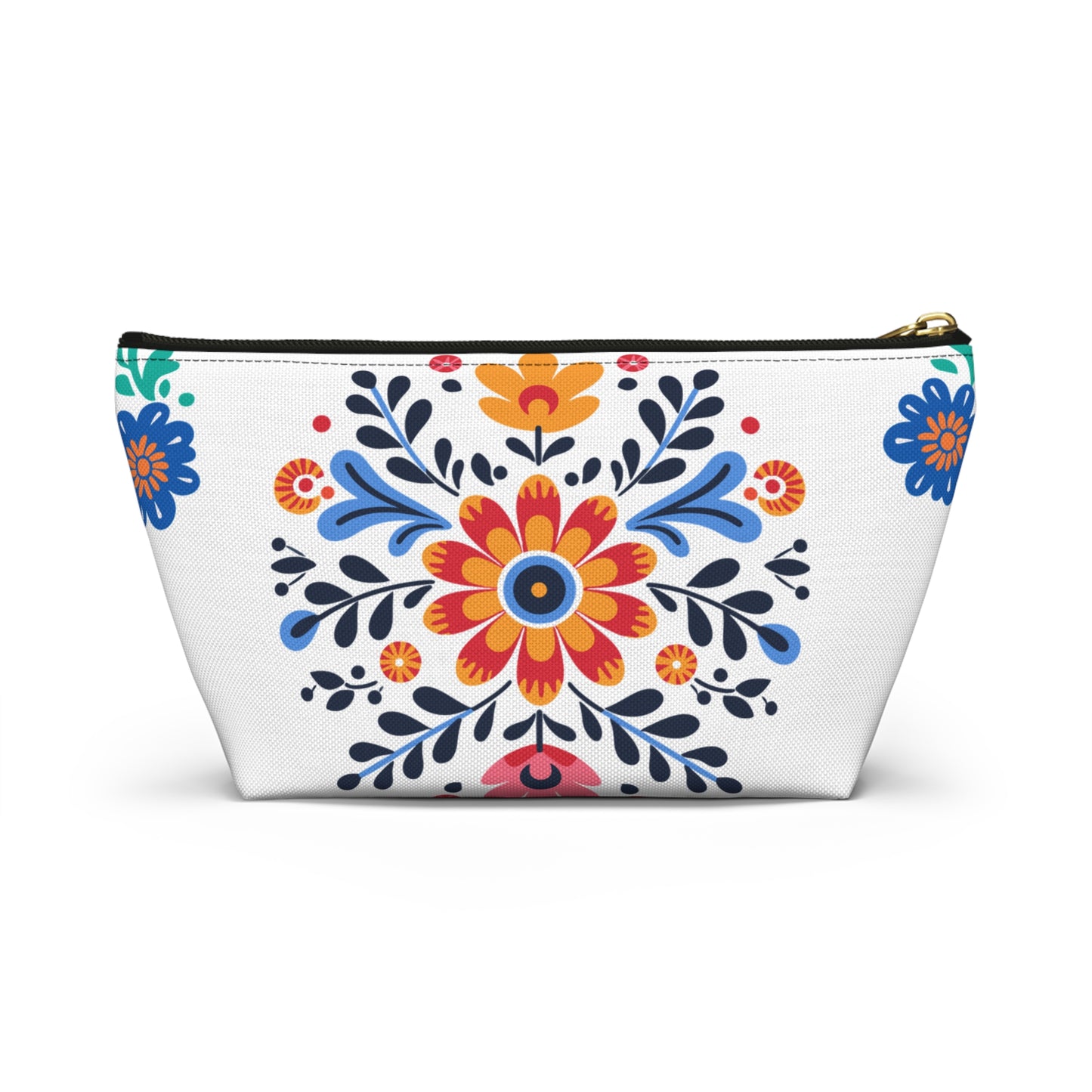 Floral Radiance Accessory Pouch – Celestial Bloom Edition