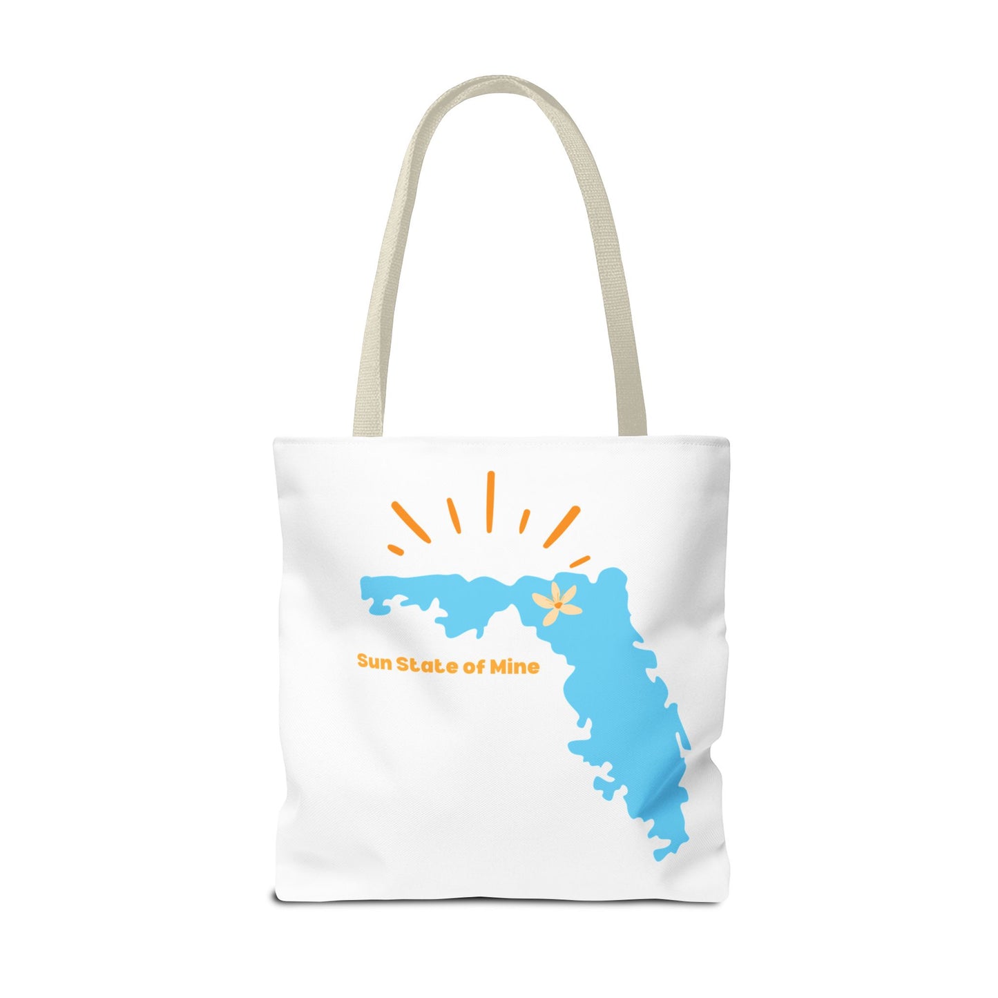 Sun State of Mine Florida Tote Bag – Coastal Sunshine Shoulder Tote | Stardust Cove