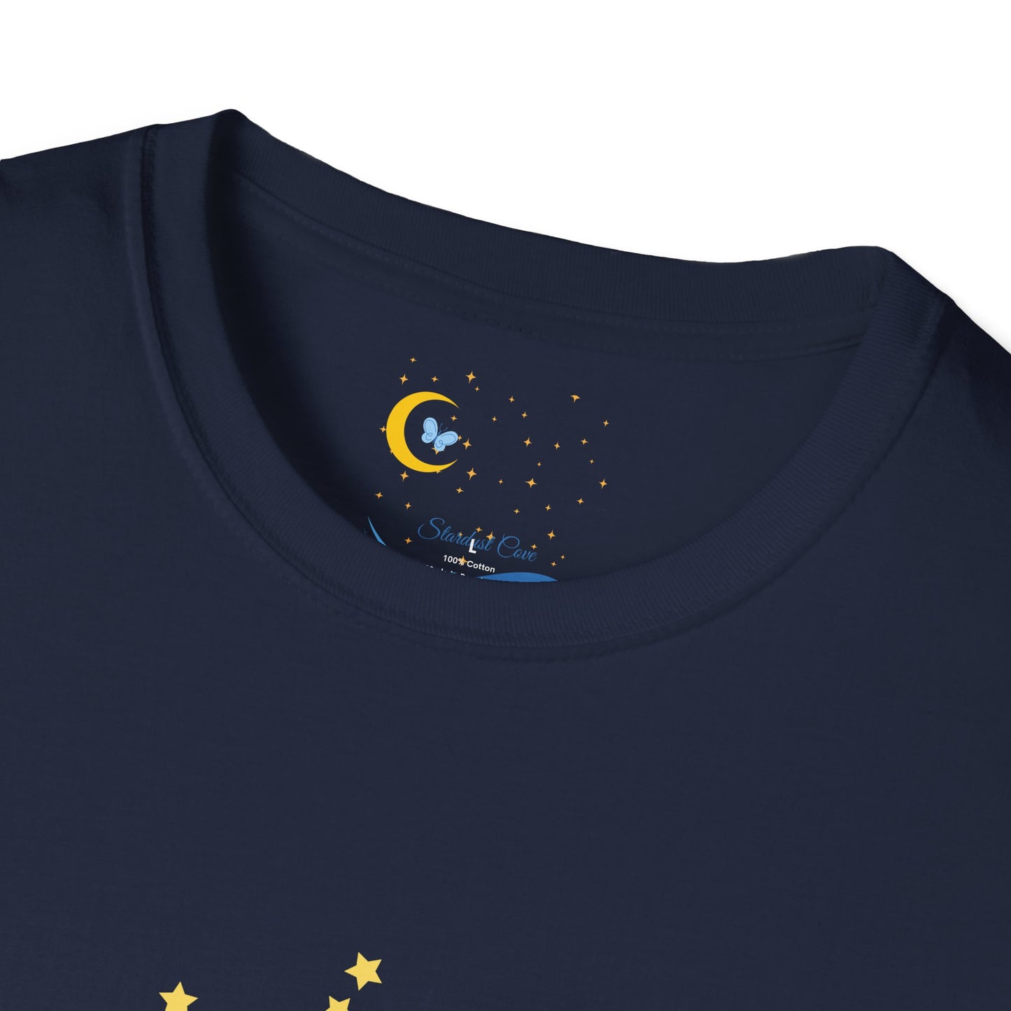 Guided by the Stars T-Shirt – Celestial Unisex Tee with Sun & Stars Design