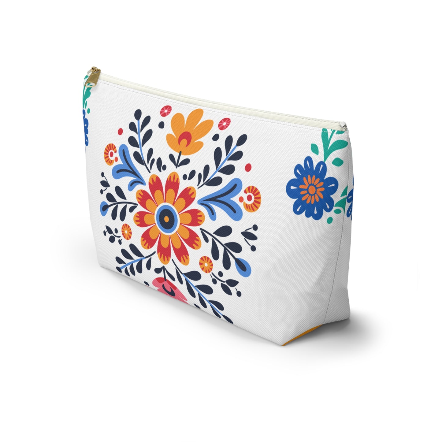 Floral Radiance Accessory Pouch – Celestial Bloom Edition