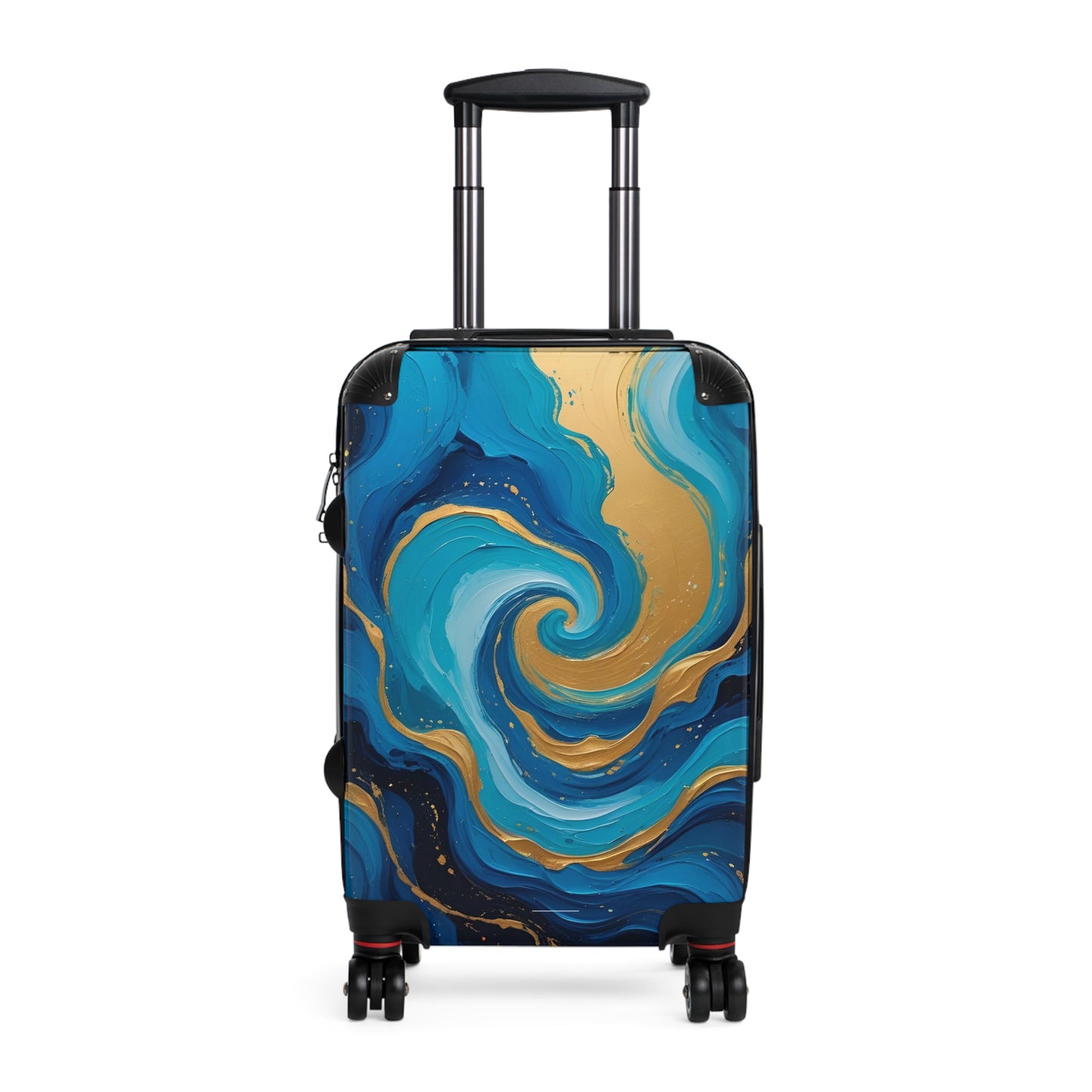 Tide’s Dream Spinner Suitcase – Ocean Galaxy Swirl Travel Luggage