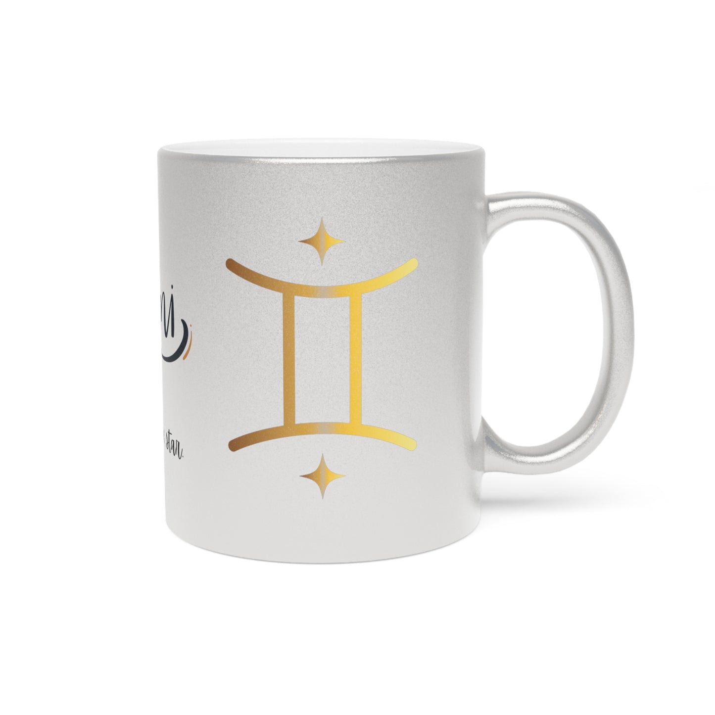 Gemini Zodiac Mug – Two Sides One Star – Astrology Gift for Gemini Women & Men – Celestial Gemini Coffee Cup
