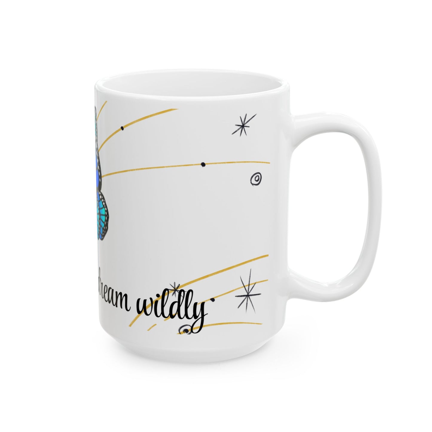 Inspirational Butterfly Ceramic Mug - 11oz & 15oz