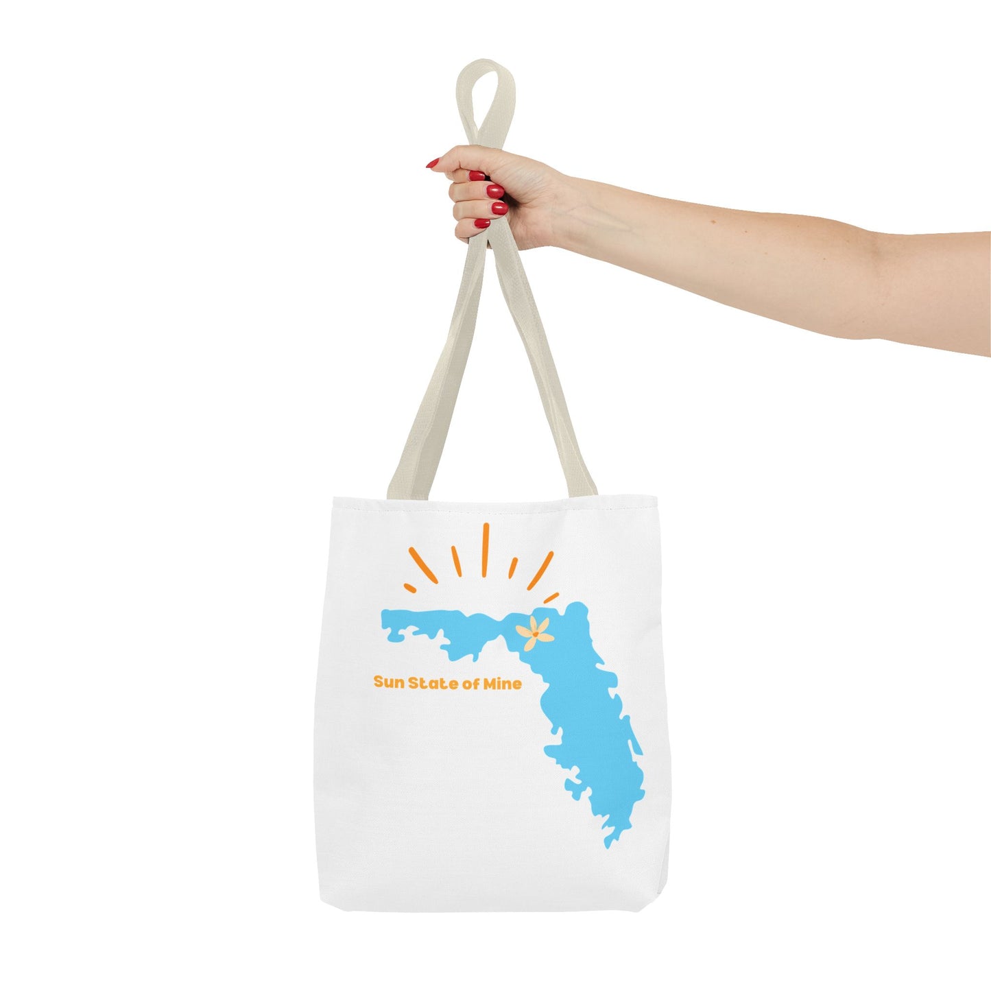 Sun State of Mine Florida Tote Bag – Coastal Sunshine Shoulder Tote | Stardust Cove