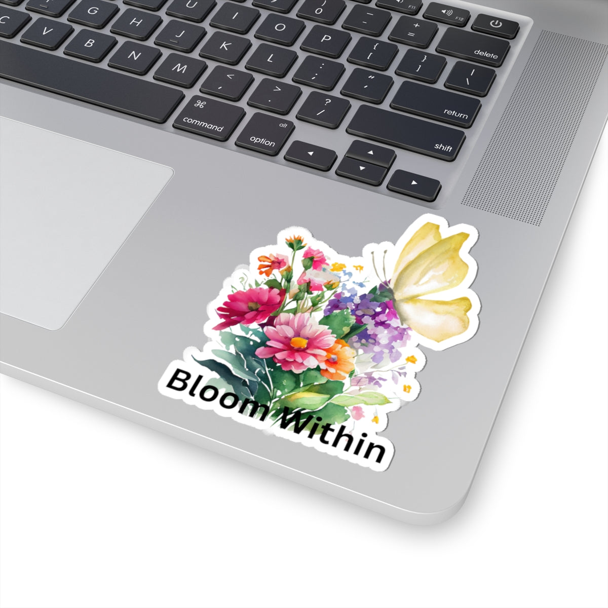 Bloom Within Flower & Butterfly Kiss-Cut Stickers for Inspirational Decor