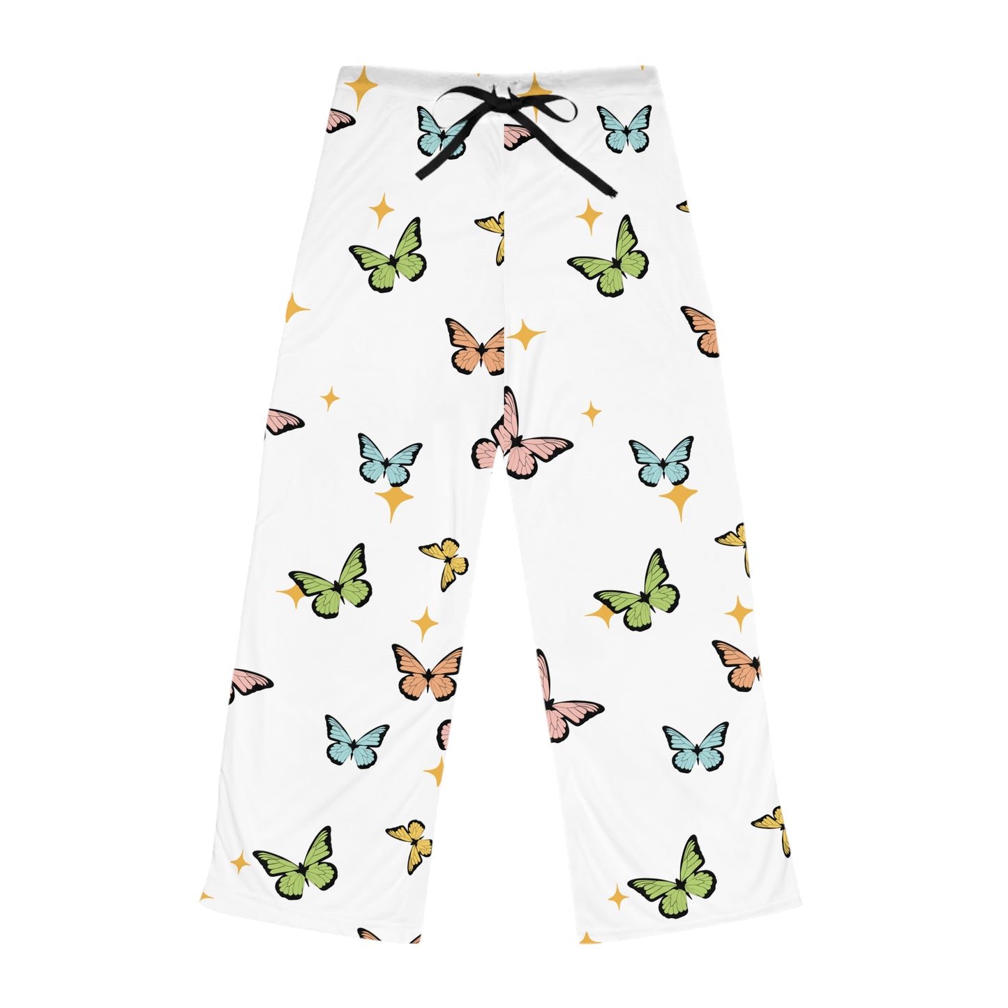 Butterfly Print Women's Pajama Pants - Cozy & Stylish Sleepwear