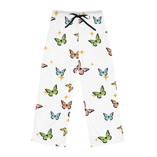 Butterfly Print Women's Pajama Pants - Cozy & Stylish Sleepwear