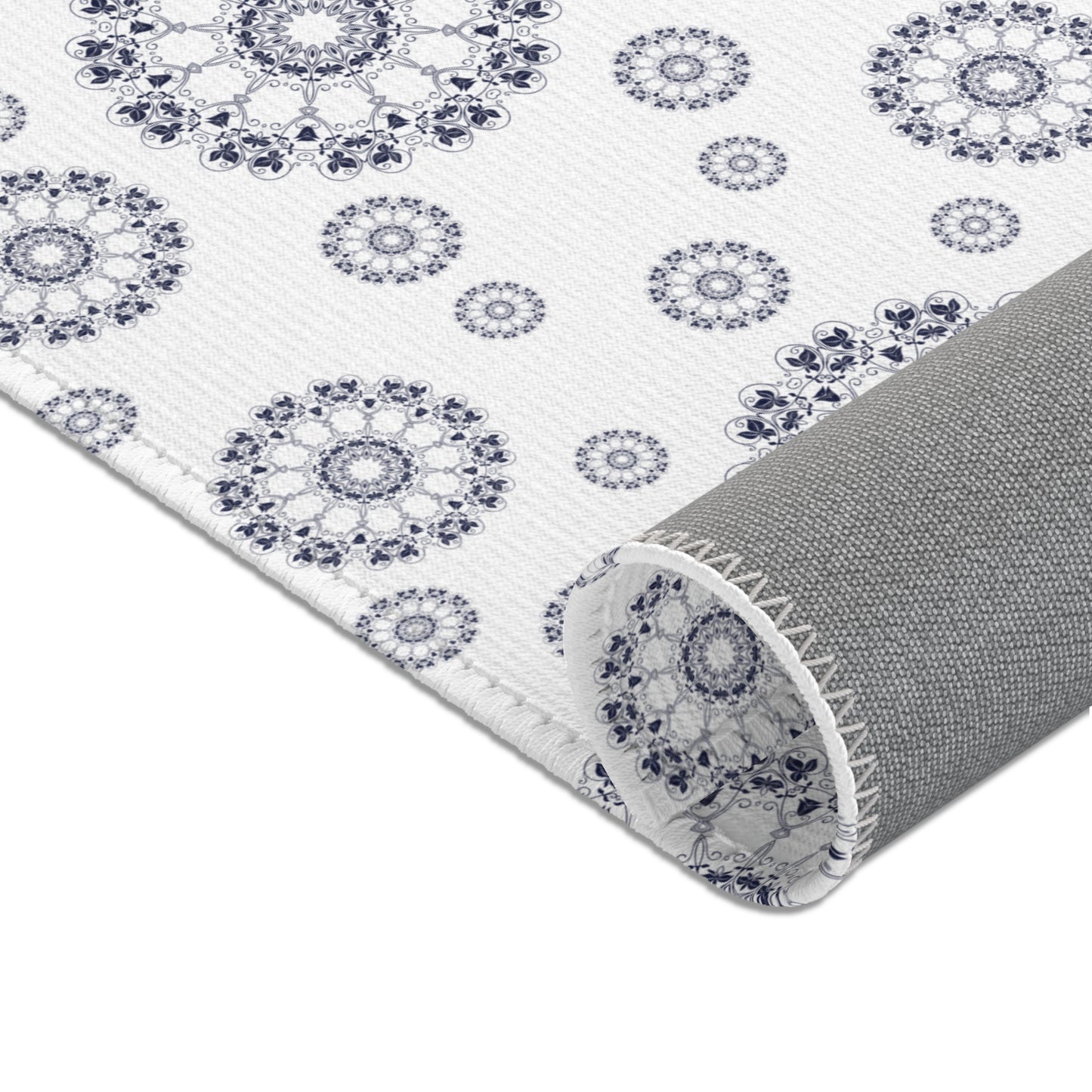 Elegant Mandala Area Rug for Cozy Home Decor, Bohemian Style, Living Room Accent, Bedroom Comfort, Unique Gift